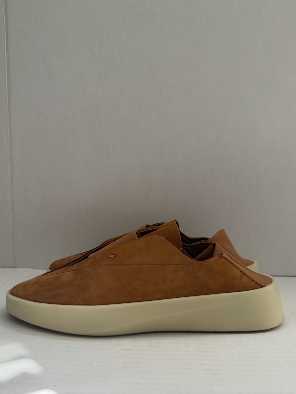 Men's Slip-On Sneakers in Cognac Tan